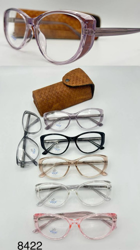 عینک طبی زنانه بلوکات کائوچو دسته سیم مدل ۸۴۲۲