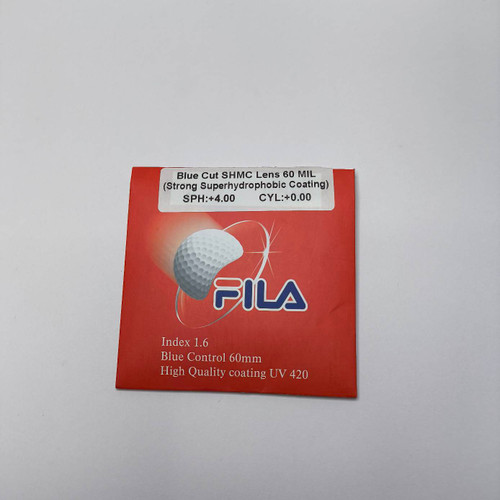 یک جفت عدسی ایتالیایی نیمه فشرده بلوکنترل ۱.۶ فیلا Fila (مخصوص عدسی های با نمره مثبت)