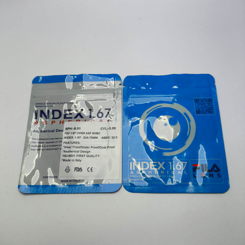 یک جفت عدسی ایتالیایی سوپر هیدروفوبیک فشرده ۱.۶۷ فیلا Fila