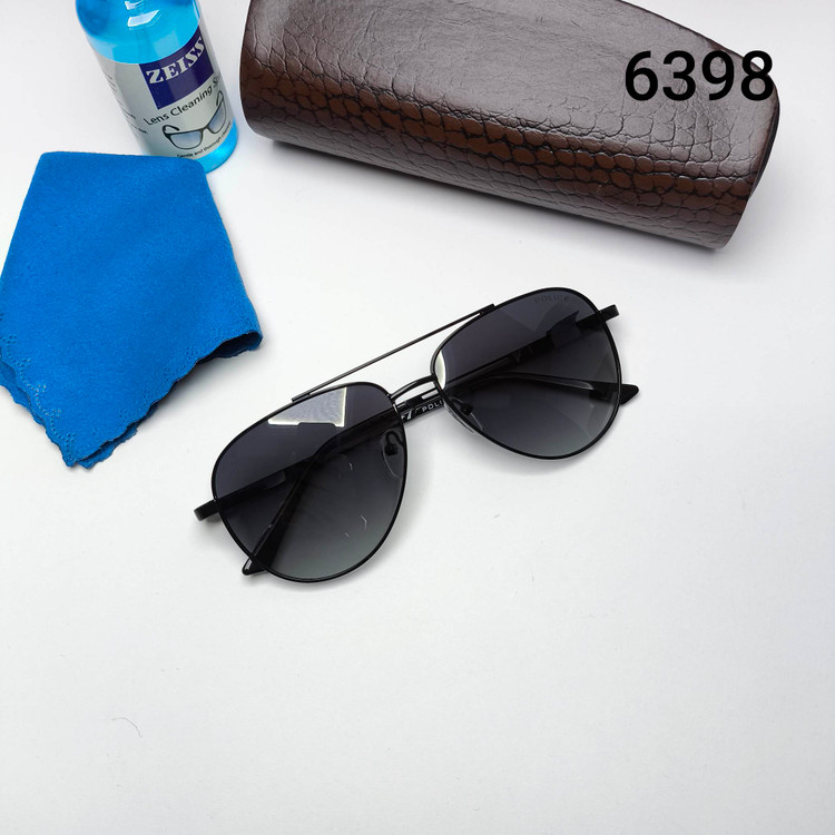 عینک آفتابی مردانه پلاریزه هایکپی فلزی پلیس Police مدل 6398