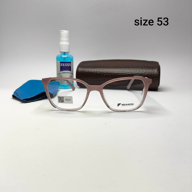 عینک طبی استات دسته فلز فرد مارتینز Fred martens با پک اصلی مدل 3004