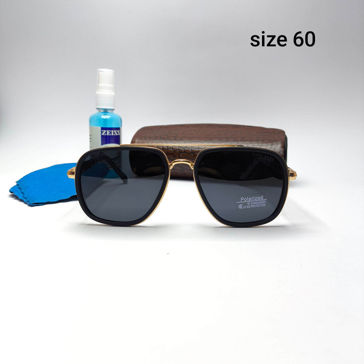 عینک آفتابی پلاریزه کائوچو و فلز باس Hugo boss مدل 8164