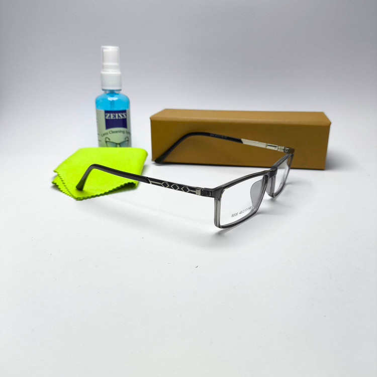 عینک طبی مردانه کائوچو ـ فلزی پایه فنر امگا Omega مدل 8006