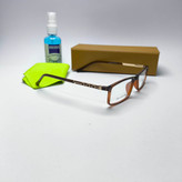 عینک طبی مردانه و زنانه کائوچو ـ فلزی پایه فنر امگا Omega مدل 8006