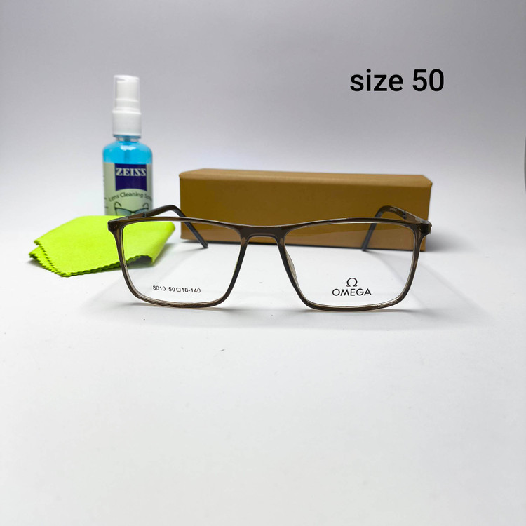 عینک طبی زنانه کائوچو ـ فلزی پایه فنر امگا Omega مدل 8010