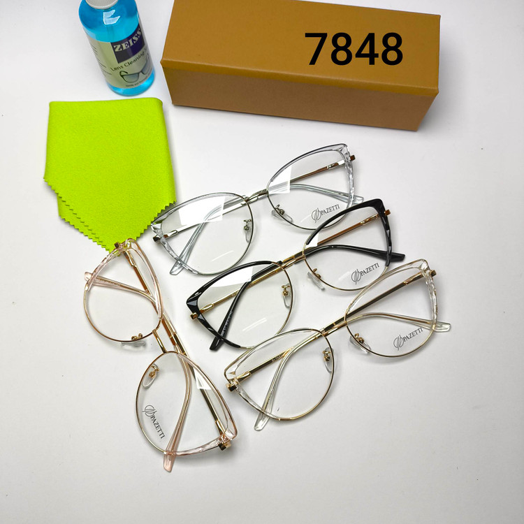 عینک طبی زنانه فلزی ترکیبی پازتی Pazetti مدل 7848