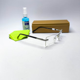 عینک طبی زنانه و مردانه فریم لس پلیس Police مدل 880106