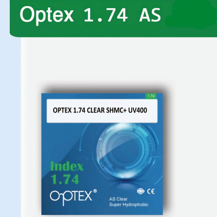 عدسی عینک فوق فشرده 1.74 اپتکس Optex