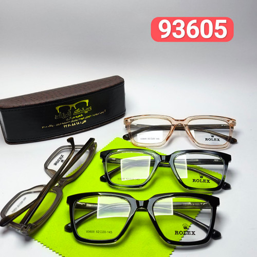 عینک طبی کائوچو دسته سیم رولکس Rolex مدل 93605
