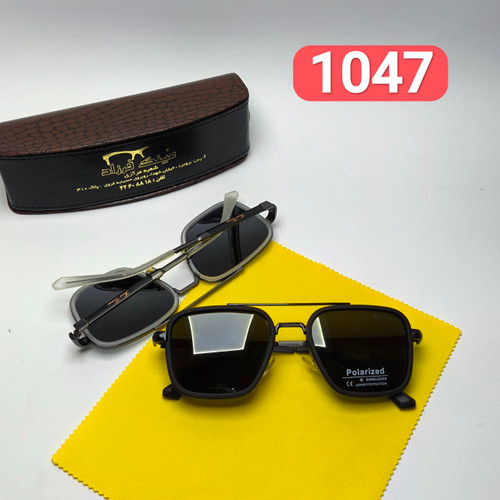 عینک آفتابی مردانه پورش Porsche مدل 1047 پلاریزه کائوچو + پک هدیه لوازم جانبی