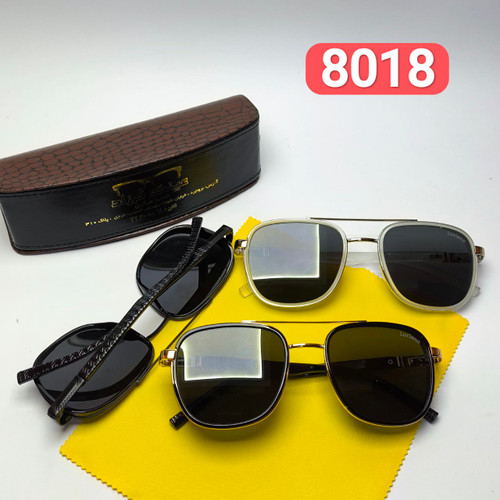 عینک آفتابی مردانه لوسیانو Luciano مدل 8018 پلاریزه کائوچو + پک هدیه لوازم جانبی