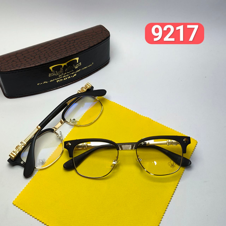 عینک طبی کروم هارتز Chrome hearts مدل 9217 کلاب مستر