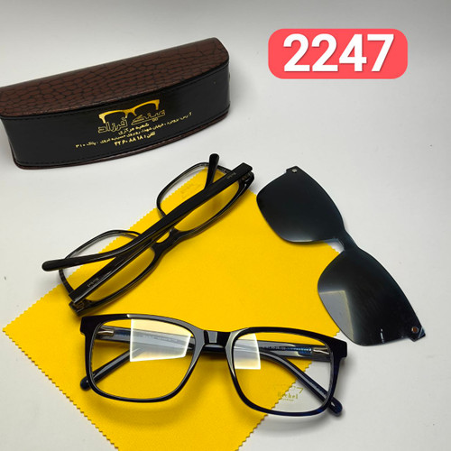 عینک طبی کاور دار ریچل Richel مدل 2247 دسته سیم کائوچو اسیتیت