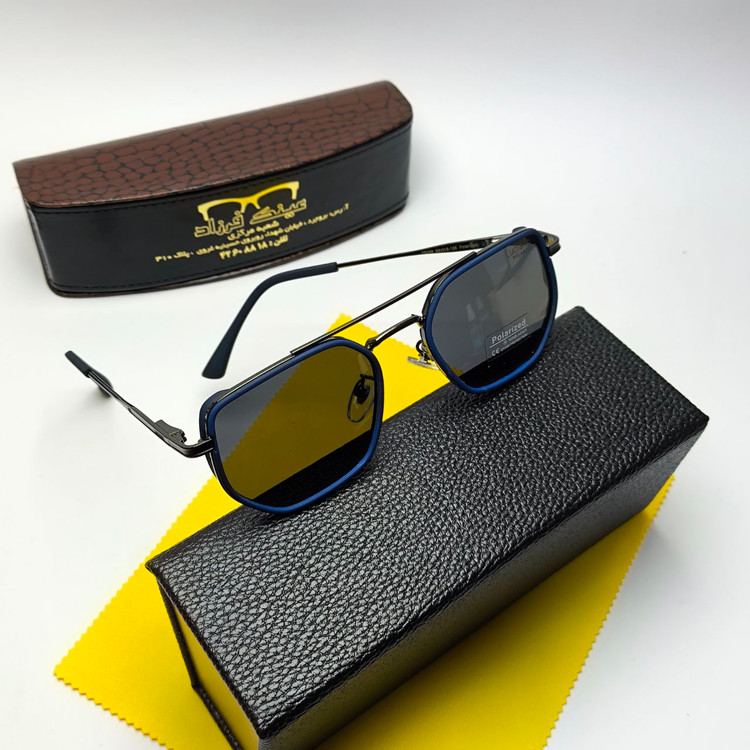 عینک آفتابی مردانه لوسیانو Luciano مدل 9586 پلاریزه کائوچو + پک هدیه لوازم جانبی