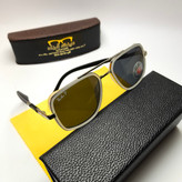 عینک آفتابی مردانه ریبن Ray ban مدل ۷۹۹۵04 پلاریزه فلزی + پک هدیه لوازم جانبی