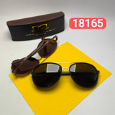 عینک آفتابی مردانه ریبن Ray ban مدل ۱۸۱۶۵04 پلاریزه فلزی + پک لوازم جانبی