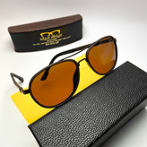 عینک آفتابی مردانه ریبن Ray ban مدل ۱۸۱۶۵04 پلاریزه فلزی + پک لوازم جانبی
