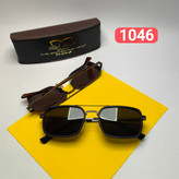 عینک آفتابی مردانه کارتیر Cartier مدل 104604 پلاریزه فلزی + پک هدیه لوازم جانبی