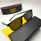عینک آفتابی مردانه پرسل Persol مدل 807604 پلاریزه کائوچو پایه فلزی + پک هدیه لوازم جانبی