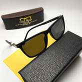 عینک آفتابی مردانه پرسل Persol مدل 2410904 پلاریزه کائوچو پایه فلزی + پک هدیه لوازم جانبی