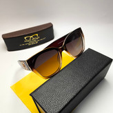 عینک آفتابی زنانه ورساچه Versace مدل 881704 کائوچو پلاریزه + هدیه لوازم جانبی