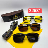 عینک آفتابی مون بلان Mont Blanc مدل 2253۱04 پلاریزه کائوچو مردانه + هدیه لوازم جانبی