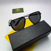 عینک آفتابی ریبن فراری Ray ban Ferrari مدل 900704 پلاریزه فلزی مردانه + پک هدیه لوازم جانبی