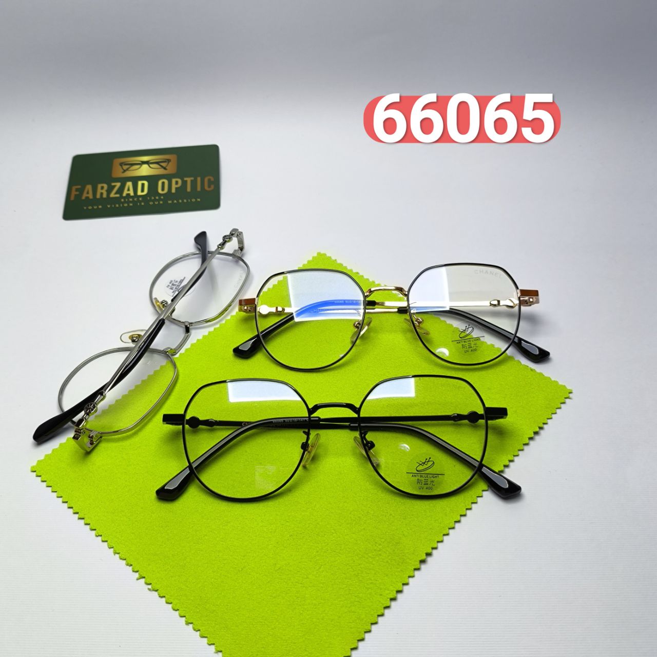 عینک طبی بلوکات شنل Chanel مدل 6606504 فلزی سبک