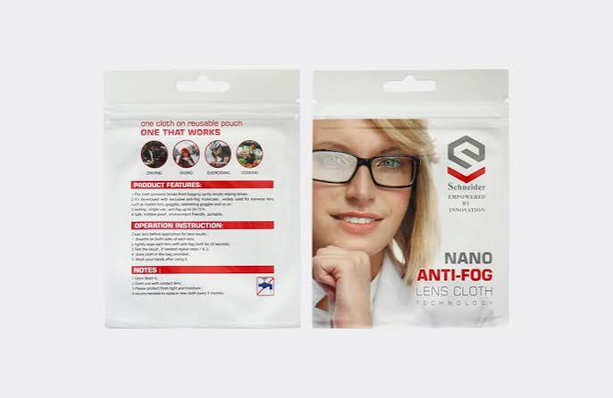 عدسی طبی بلوکنترل اشنایدر Schneider Lenses با پوشش آنتیرفلکس، UV400 و هایدروفوبیک