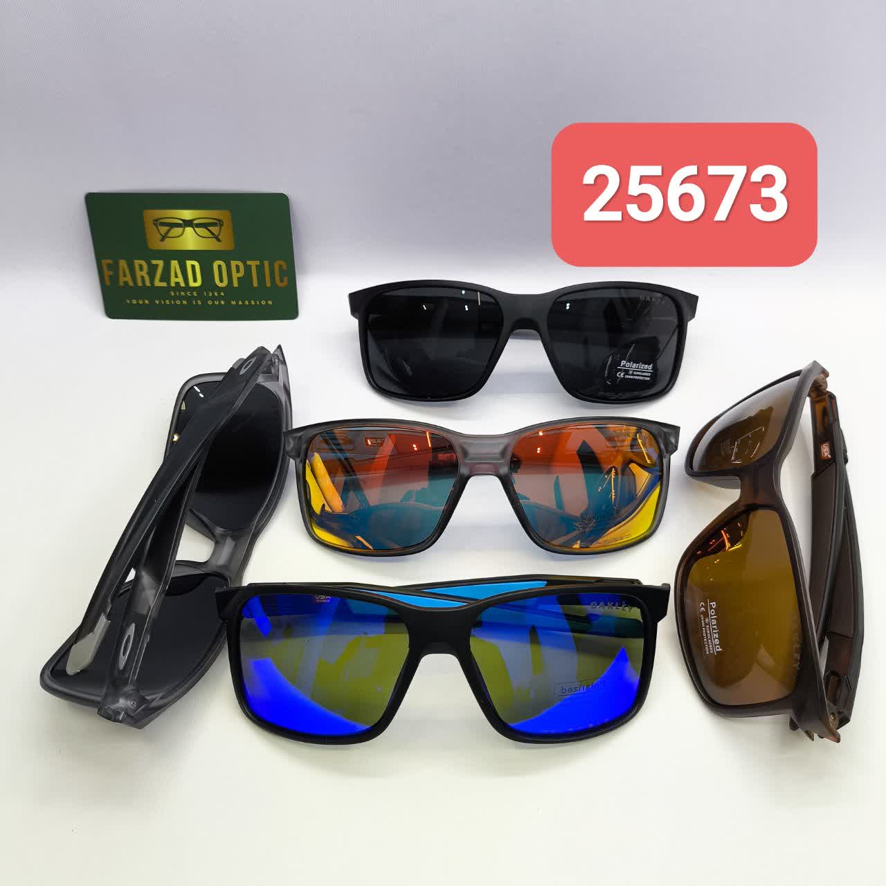 عینک آفتابی Oakley مدل 25673| فریم کائوچو و عدسی UV400