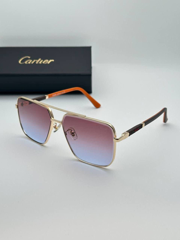 عینک آفتابی کارتیر Cartier مدل 22250 مستر فلزی فانتزی فشن