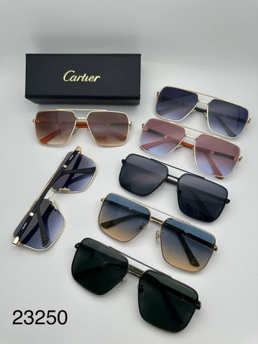 عینک آفتابی کارتیر Cartier مدل 22250 مستر فلزی فانتزی فشن
