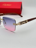 عینک آفتابی کارتیر Cartier مدل 2266 فلزی بدونه فریم فانتزی فشن