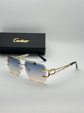 عینک آفتابی کارتیر Cartier مدل 22۶۸ فلزی بدونه فریم فانتزی فشن