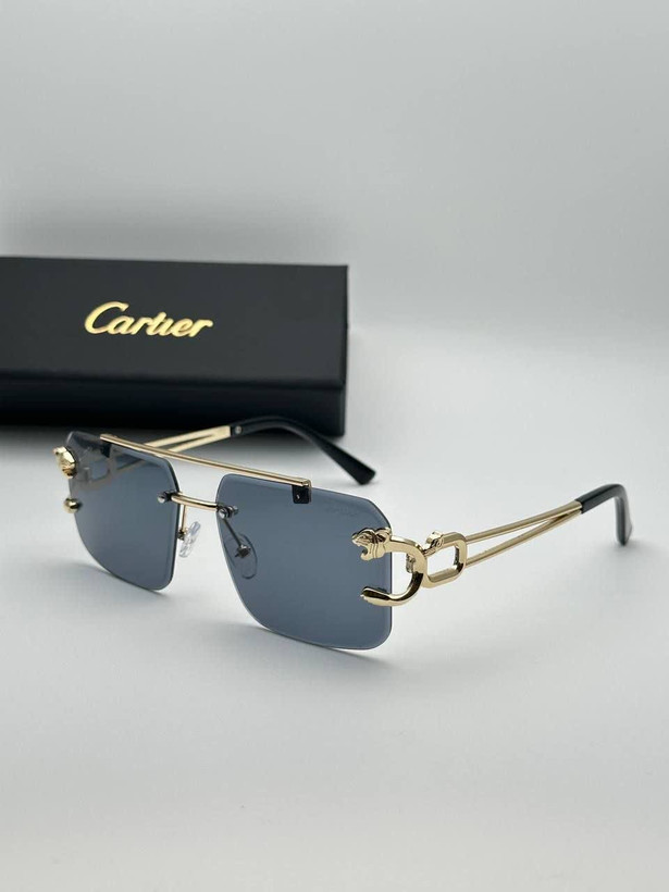 عینک آفتابی کارتیر Cartier مدل 22۶۸ فلزی بدونه فریم فانتزی فشن