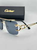 عینک آفتابی کارتیر Cartier مدل 22۶۸ فلزی بدونه فریم فانتزی فشن