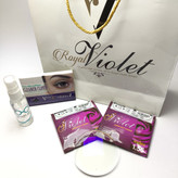 عدسی فتوکرومیک فست چنج آنتی بنفش VIOLET 1.56 ویولت به همراه پک اسپری و دستمال اورجینال