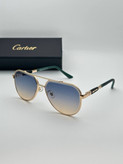 عینک آفتابی کارتیر Cartier مدل 22298 مستر فلزی uv400 فانتزی فشن