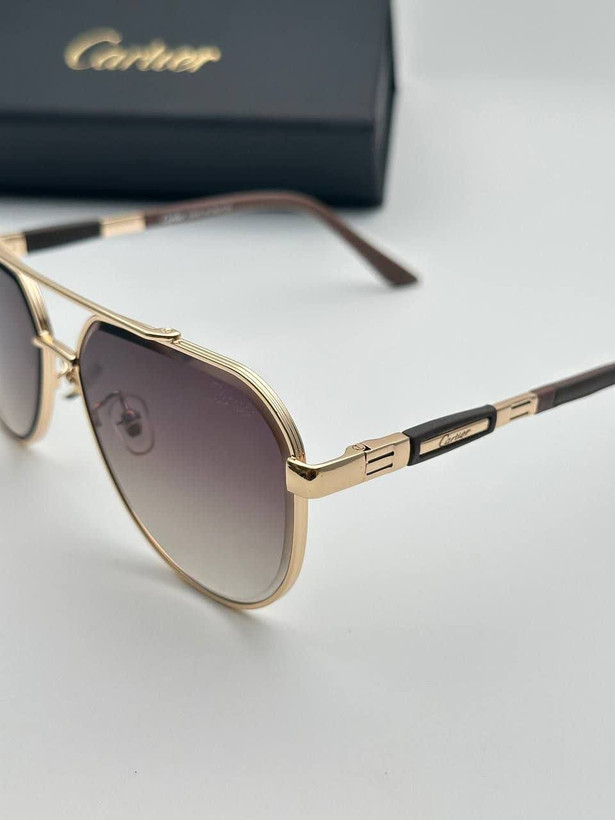 عینک آفتابی کارتیر Cartier مدل 22298 مستر فلزی uv400 فانتزی فشن