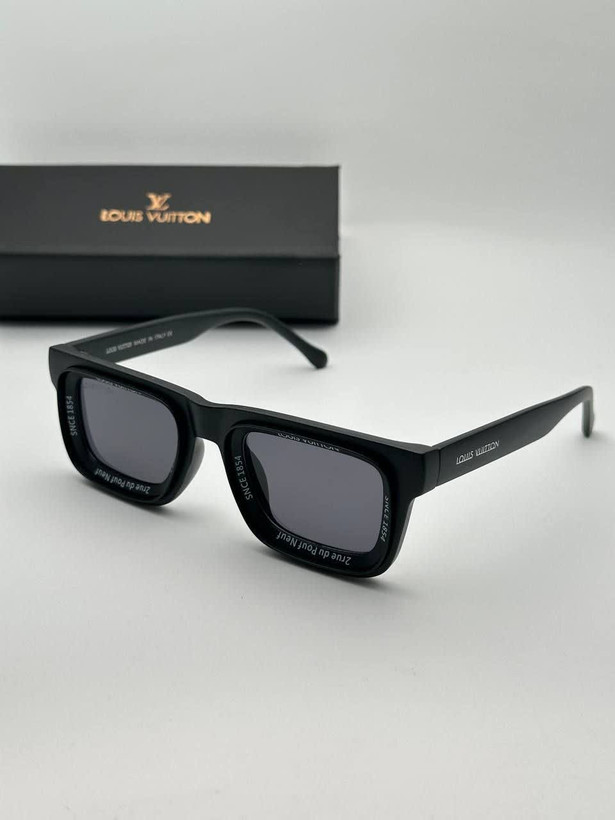 عینک آفتابی لویی ویتون Louis Vuitton مدل 7782 کائوچو uv400 فانتزی فشن فریم مربعی