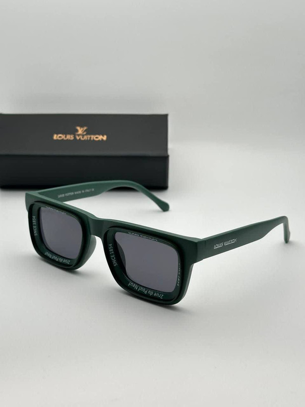 عینک آفتابی لویی ویتون Louis Vuitton مدل 7782 کائوچو uv400 فانتزی فشن فریم مربعی