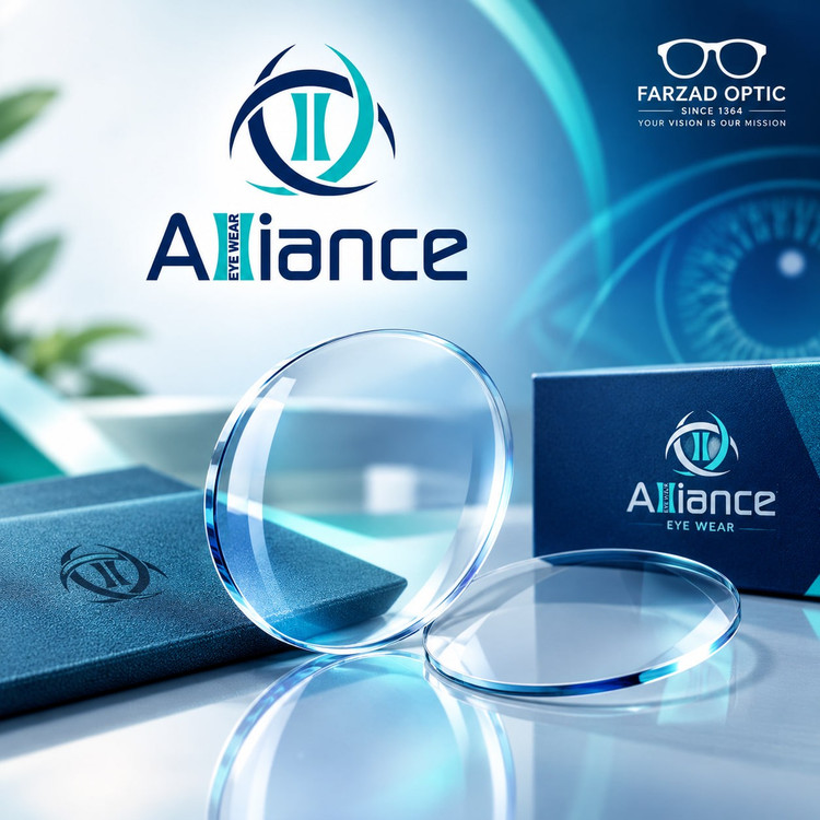 عدسی عینک بلوکنترل 1.60 الیانس Alliance blue control
