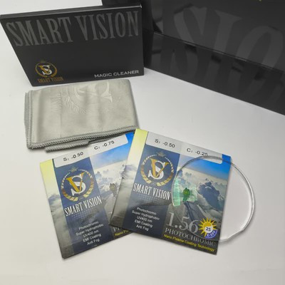 عدسی فوق فشرده 1.74 اسمارت ویژن Smart vision به همراه پک اورجینال عدسی عینک